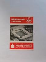Spielplan 1993/1994 1. FC Kaiserslautern Rheinland-Pfalz - Herxheim bei Landau/Pfalz Vorschau