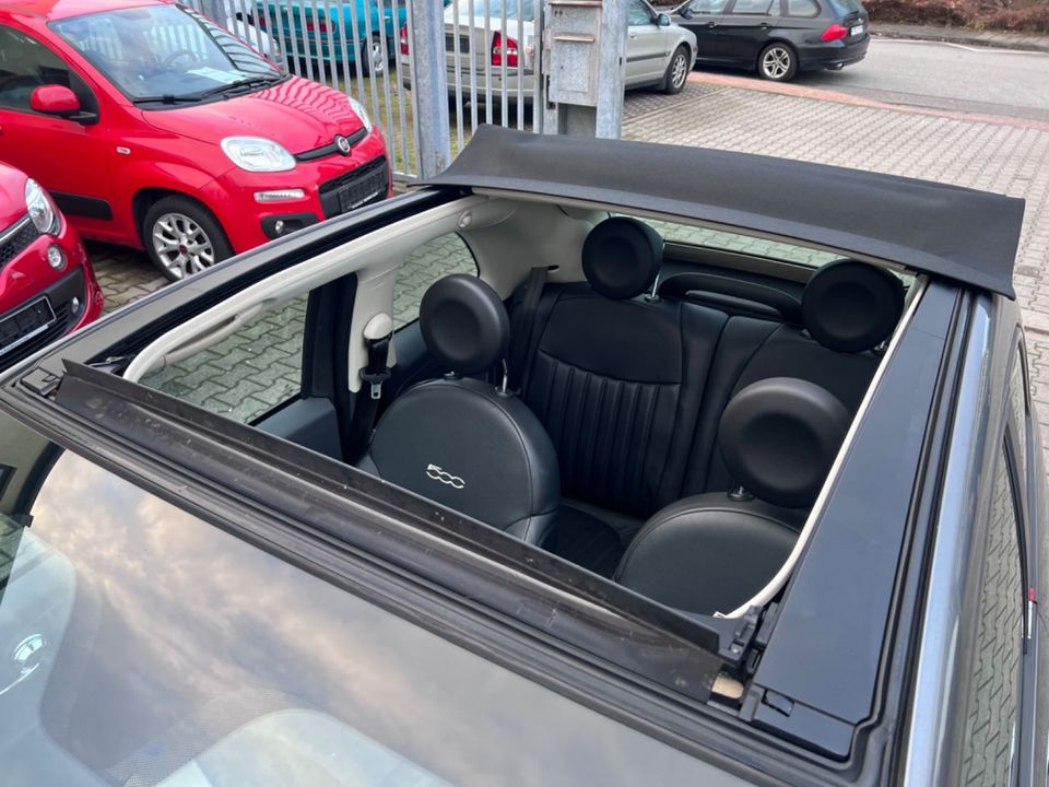 Fiat 500C Cabrio*Leder*Klima*TÜV NEU!*EURO6 in Kelkheim