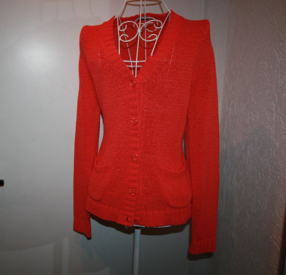 Strickjacke Jacke Gerry Weber Gr. L 42 coral in Kaub