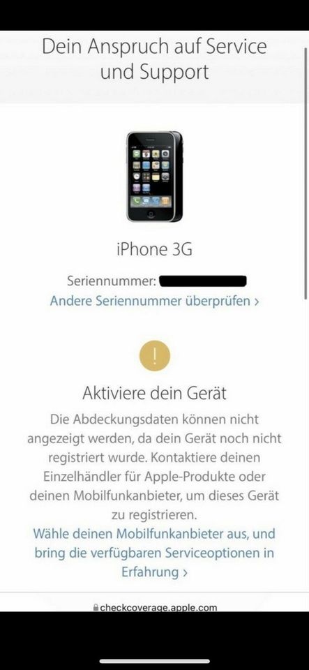 iPhone 3G 8 GB OVP Originalverschweißt Neu 2008 Dt.Ausführung in Öhringen