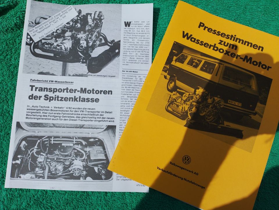 Pressestimmen VW T3  Wasserboxer 1982 in Weinheim