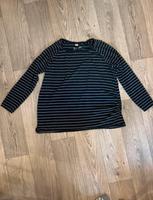Stillshirt Langarm geringelt mit Druckknöpfen bonprix Gr. 48/50 Sachsen - Halsbrücke Vorschau
