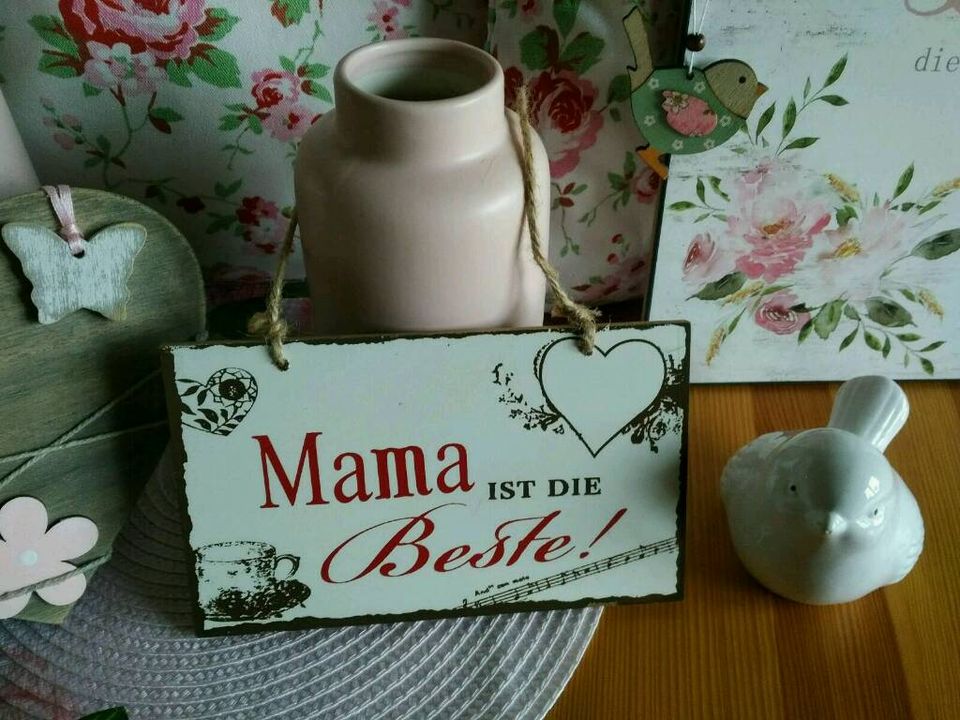 Wanddeko Sprüchetafel Familie Mama Home je 2€ oder 3 Teile 5€ in Wallerfangen
