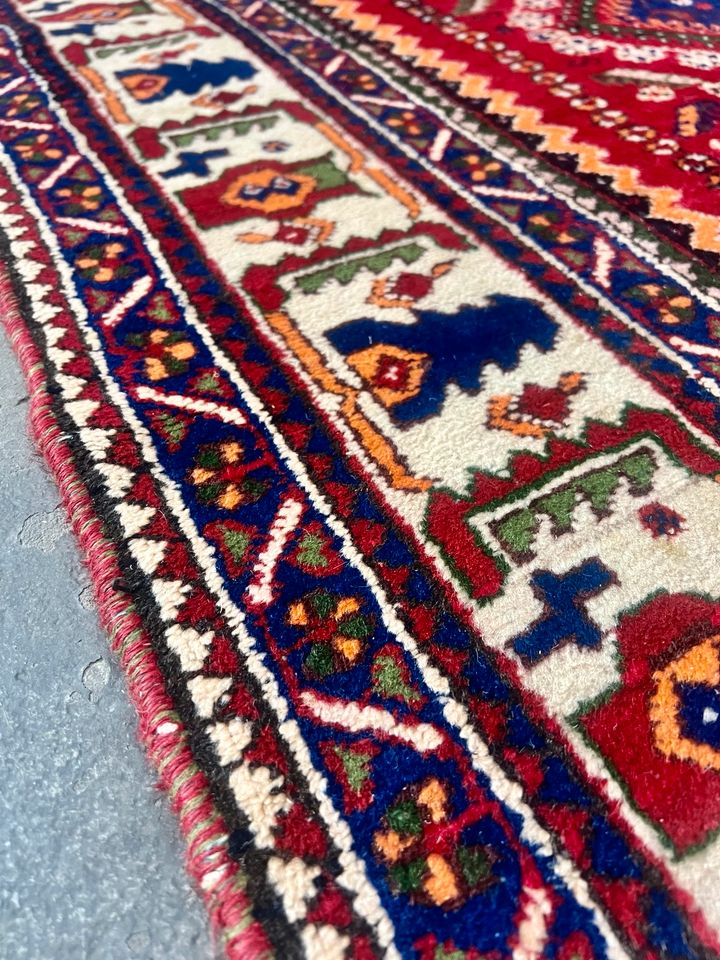 Vintage Perser Teppich Ghashghai 60er Sashqai Orient 150 x 210 in Köln