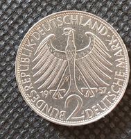 2 DM Deutsche Mark - Münze - Max Planck - 1957 J - ss. - vzgl. Niedersachsen - Niemetal Vorschau