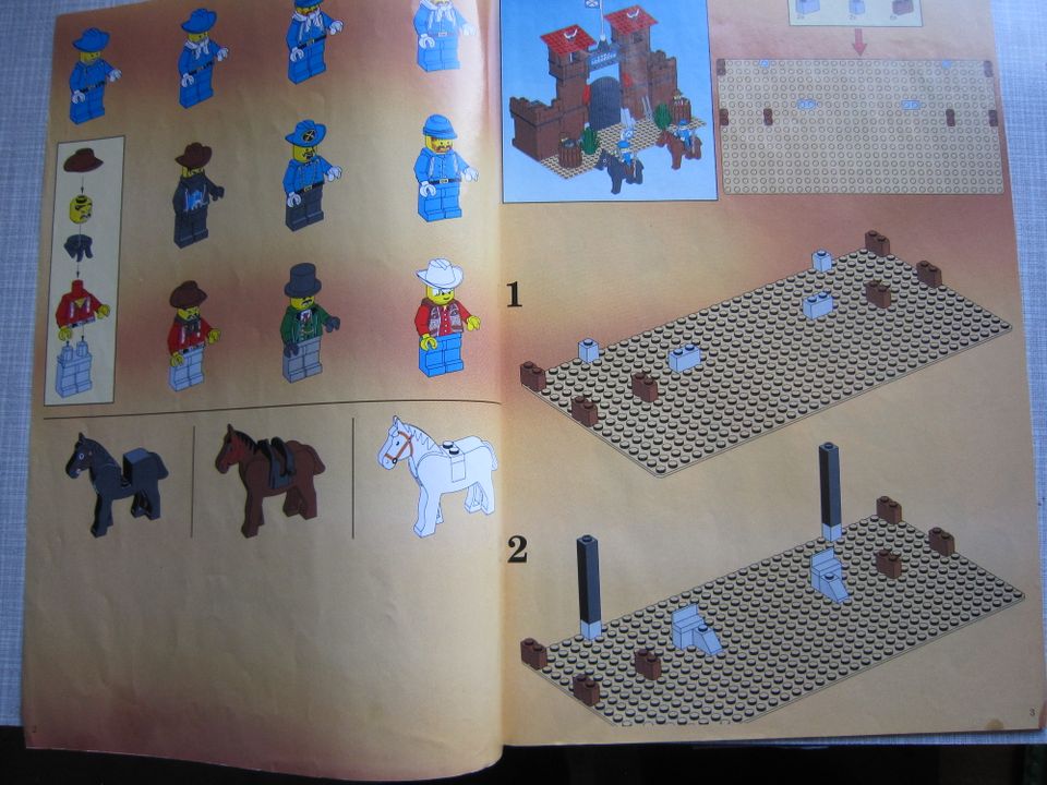 Lego Bauanleitung, Soldaten-Fort Set 6769 aus 1996 Lego-Western in Stemwede