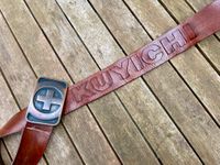 Ledergürtel KUYICHI Kupfer Buckle L/XL Niedersachsen - Schwarmstedt Vorschau