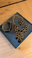 Modeschmuck Bijou Brigitte , schwarz gold, Set, Kette , Ohrringe, Sachsen - Beucha Vorschau