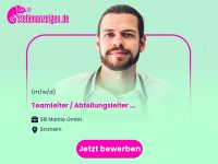 Teamleiter / Abteilungsleiter (m/w/d) Baden-Württemberg - Sinzheim Vorschau