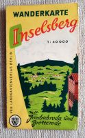 DDR-Wanderkarte von 1962, Inselsberg Sachsen - Radebeul Vorschau