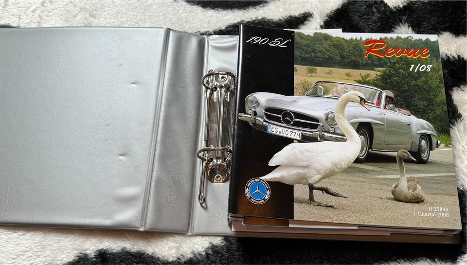 Mercedes Benz 190 SL Revue Magazine mit Hefter in Bruchsal