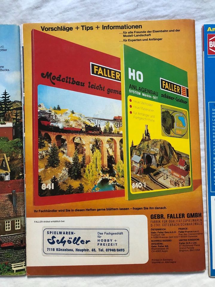 Faller Modellbau Katalog,Modellbahn,HO,Busch in Nürnberg (Mittelfr)