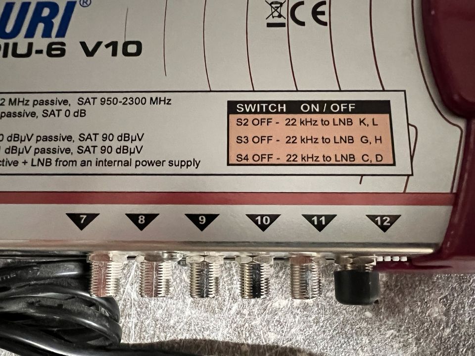 EMP Centauri Profi-Line Multischalter MS 13/12 PIU-6 in Hannover