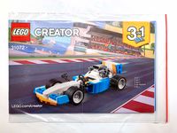 Lego Bauanleitung - Creator Set 31072 - Blauer Rennwagen Berlin - Neukölln Vorschau