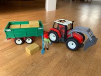 Playmobil Traktor mit Anhänger, Bauer und Heuballen Bayern - Kaufbeuren Vorschau