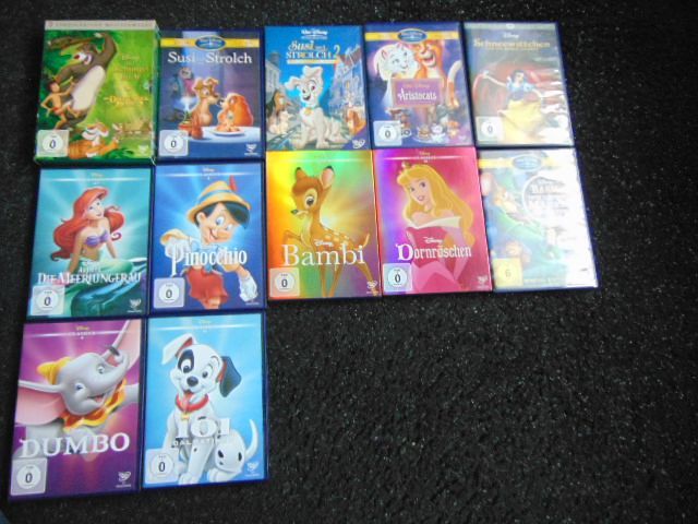 16 x DVDs -  Walt Disney - Zeichentrick - Klassiker in Nürnberg (Mittelfr)