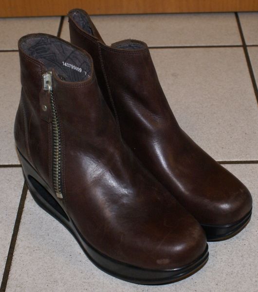 Stiefeletten Fly London, aus Leder, Gr. 39, braun, ungetragen in Bottrop