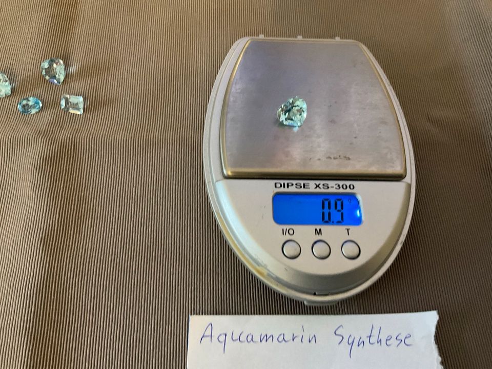 Aquamarin blau Topas Edelsteine Nachlass in Mülheim (Ruhr)