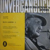 Hans Alberts Unvergänglich Unvergessen Folge 41. 1957 Single Mecklenburg-Vorpommern - Samtens Vorschau