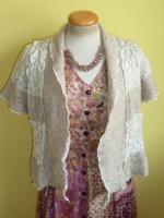 offene Strickjacke OUI Moments beige meliert Bolero Gr S wie neu Kr. München - Grünwald Vorschau