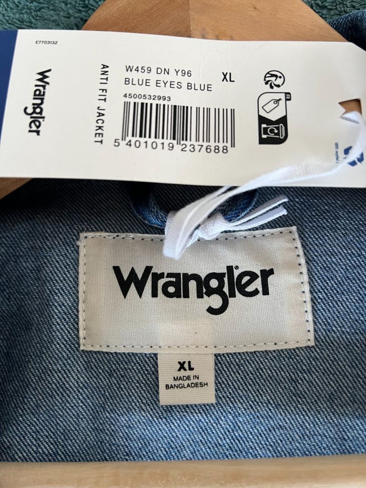 Wrangler Jeansjacke Blue Eyes Neu XL in Sonsbeck