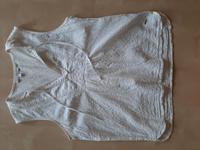 weiße, ärmellose Bluse von Tom Tailor in Größe 38 Baden-Württemberg - Aitrach Vorschau