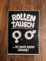 Aufkleber Sticker 80er Jahre Emanzipation Rollentausch Baden-Württemberg - Karlsruhe Vorschau