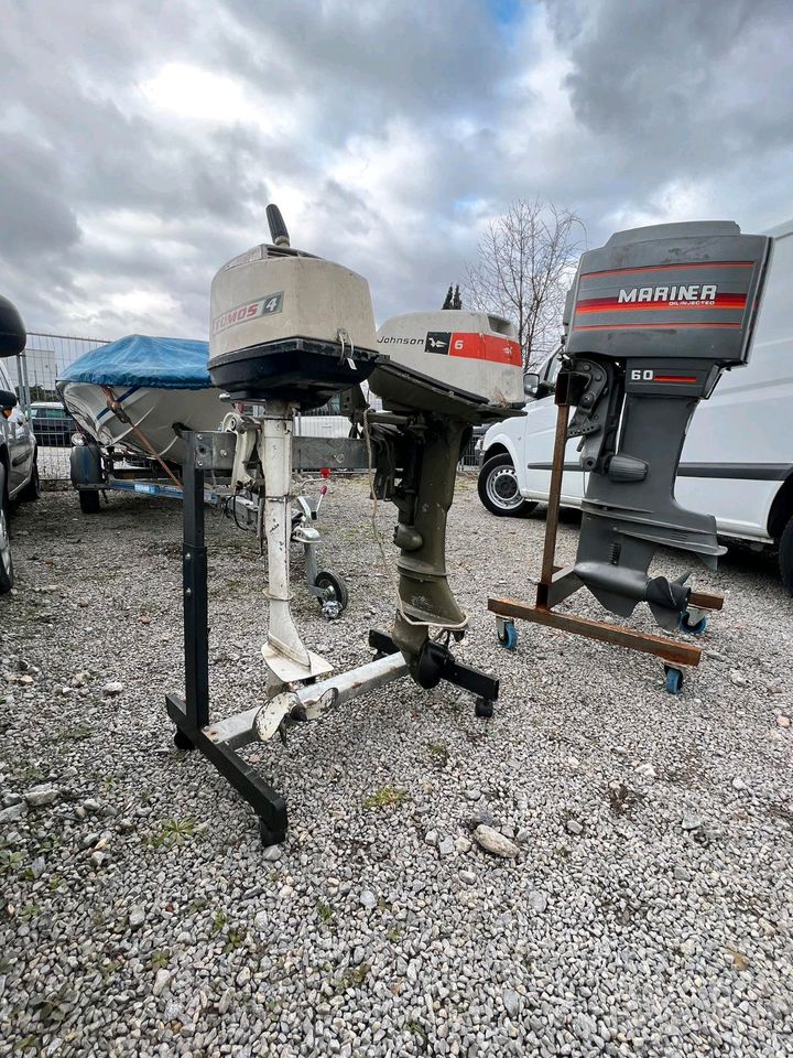 Techau Bootstransporter inkl. Mustang Boot+ 3 Motore in Stuttgart