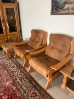 2x Sitzsessel und Hocker aus Holz Rheinland-Pfalz - Kenn Vorschau