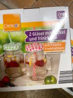 Gläser / Partygläser  m Deckel u Trinkhalme… NEU.. 2erPack Sachsen-Anhalt - Hinsdorf Vorschau