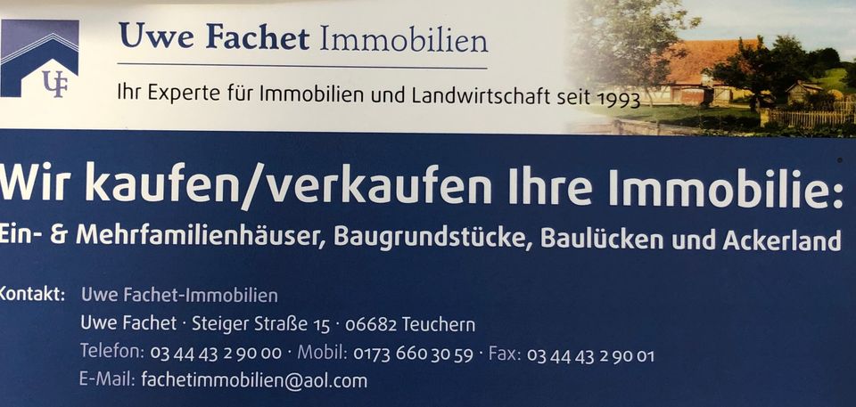 Ackerland/Landwirtschaft zu höchstpreisen gesucht in Teuchern