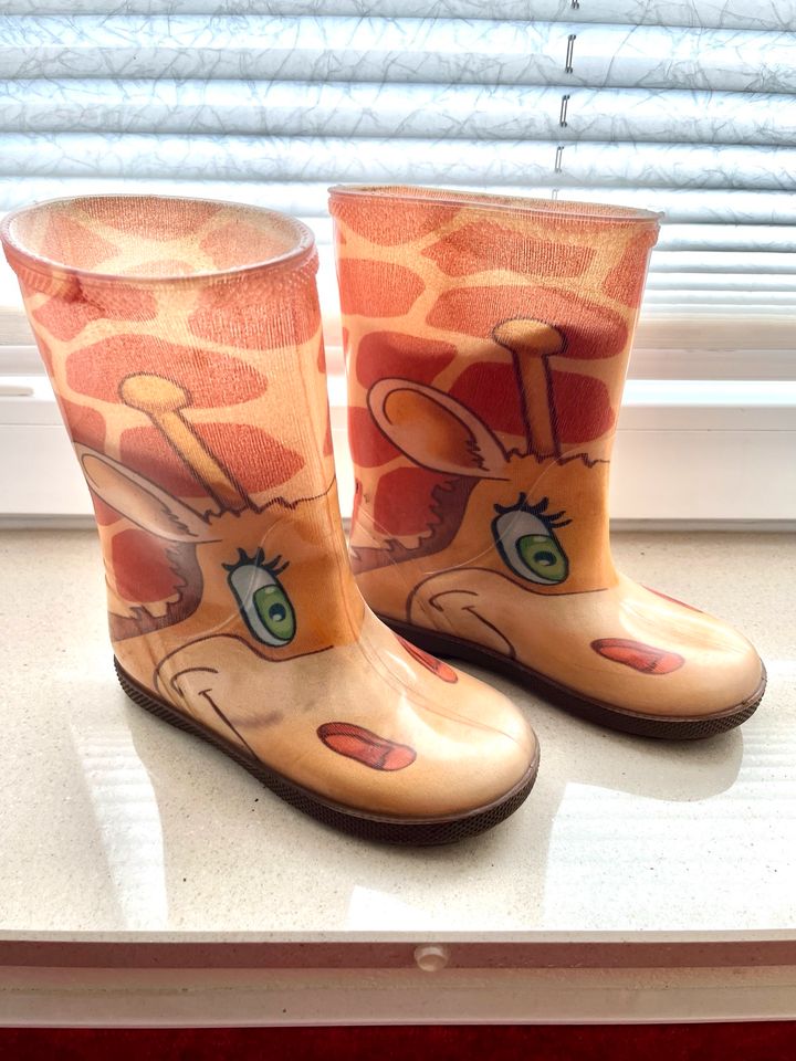 Giraffen Gummistiefel mit herausnehmbaren Futter Gr. 28/29 in Bremen