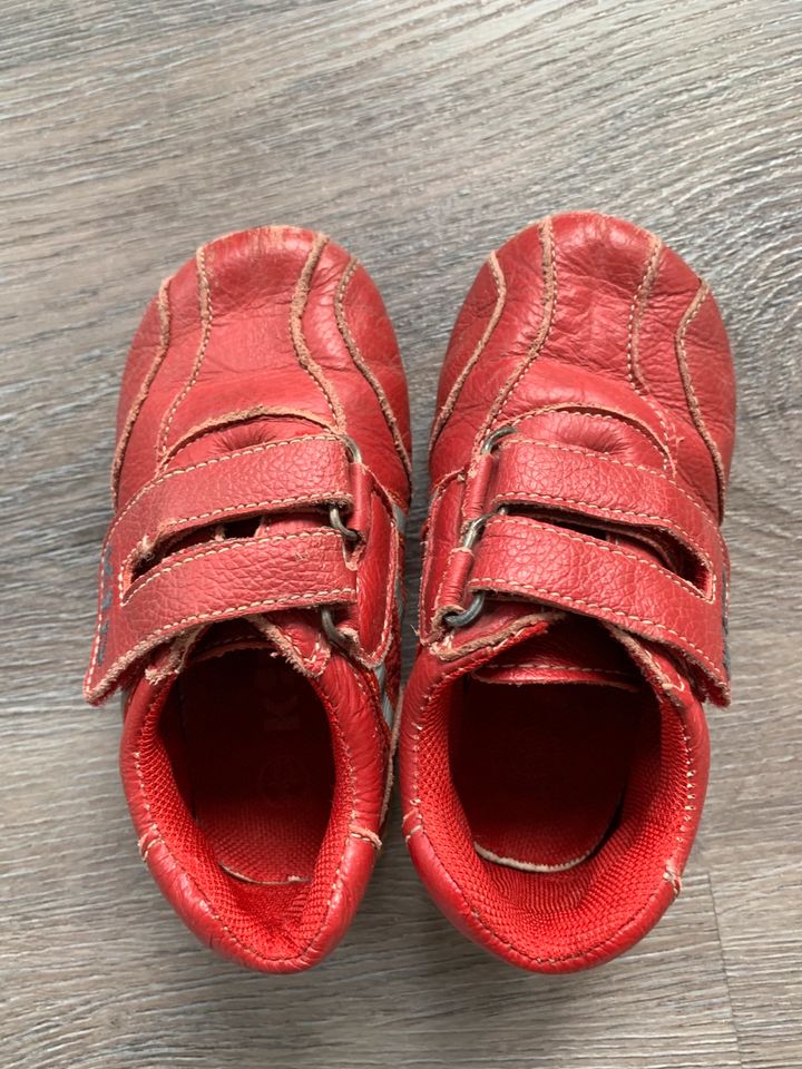 Sneakers von KiD Gr. 23 unisex aus Leder rot in Bielefeld