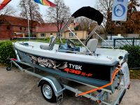 Tysk 430 Angelboot Konsolenboot  Motorboot Vollausstattung Brandenburg - Neuruppin Vorschau