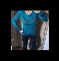 Pullover longsleeve langarmshirt shirt petrol blau xs s 34 36 Sachsen - Mülsen Vorschau