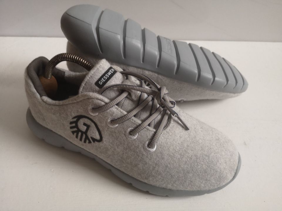 Damen Schuhe Sneaker GIESSWEIN Merino Runners Gr 40 grau Wolle in Duisburg