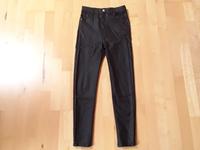 Hose Pull&Bear Gr.36 schwarz lederoptik Bayern - Peißenberg Vorschau