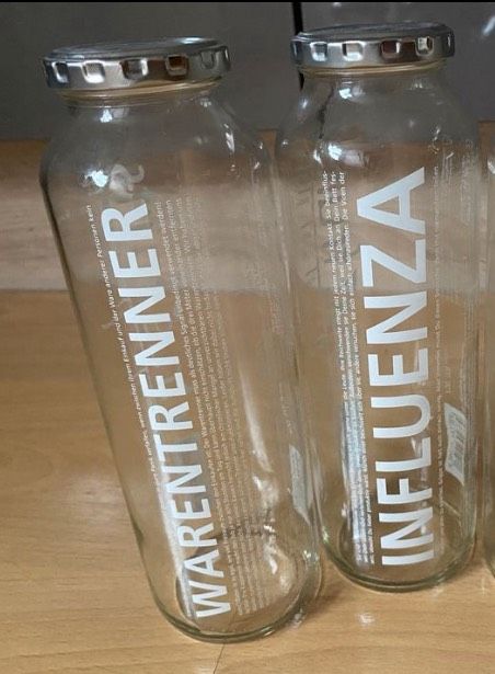 2x True Fruits Glasflasche 750 ml Einmachglas SammlerSet Sprüche in Oberhausen