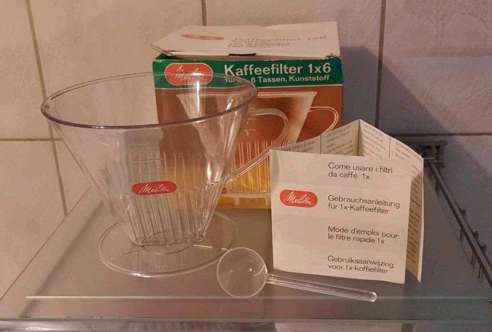 Melitta Retro Kaffeefilter 1×6 in OVP , 70-er Jahre in Weingarten