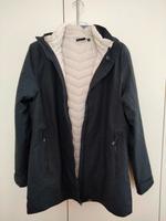 Regenfeste Damenjacke CMP ungetragen Gr. 40 schwarz (innen beige) Bayern - Laufen Vorschau