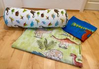 Bett-Set "Dinosaurier" / Bettwäsche + IKEA 80cm-Kissen / wie NEU! Sachsen - Radeberg Vorschau