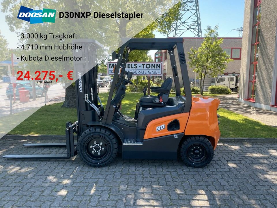 Diesel Gabelstapler D30NXP | 3 t | 4.7 m | Lagervorrätig! in Hamburg