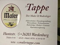 Maler Tapezier und Bodenbelags Arbeiten Niedersachsen - Wardenburg Vorschau