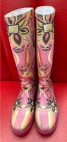 Emilio Pucci  Vintage bunte Gummi  Regen Stiefel  36 mit Print Niedersachsen - Meine Vorschau