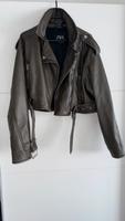 Zara Bikerjacke Lederjacke XL khaki Niedersachsen - Rinteln Vorschau