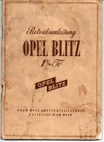 Opel Blitz Betriebsanleitung - Handbuch 1953 original Baden-Württemberg - Schopfheim Vorschau