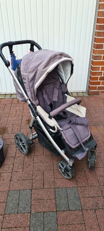 Gesslein F4, Kinderwagen, Sportbuggy,inkl. Babyschale und Zubehör in Senden