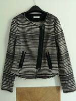 Jäckchen TWEED BLAZER OUI 36 S grau schwarz Bikerstil Bolero wNEU Berlin - Mitte Vorschau