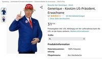 Trump Kostüm - Kostüm US Präsident Trump Niedersachsen - Bassum Vorschau