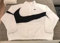 NIKE Jacke HALF ZIP BIG SWOOSH Weiß XL Hessen - Kaufungen Vorschau